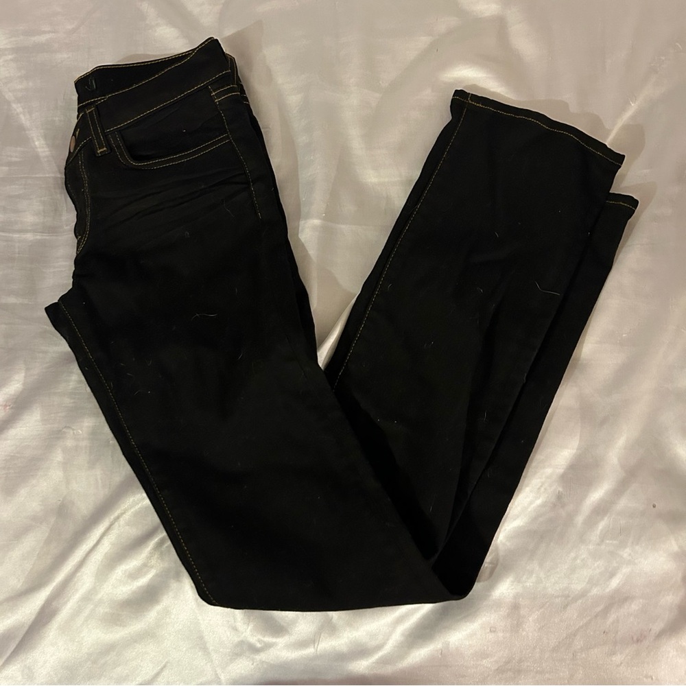 DEADSTOCK BLACK LOW RISE DEMIN JEANS